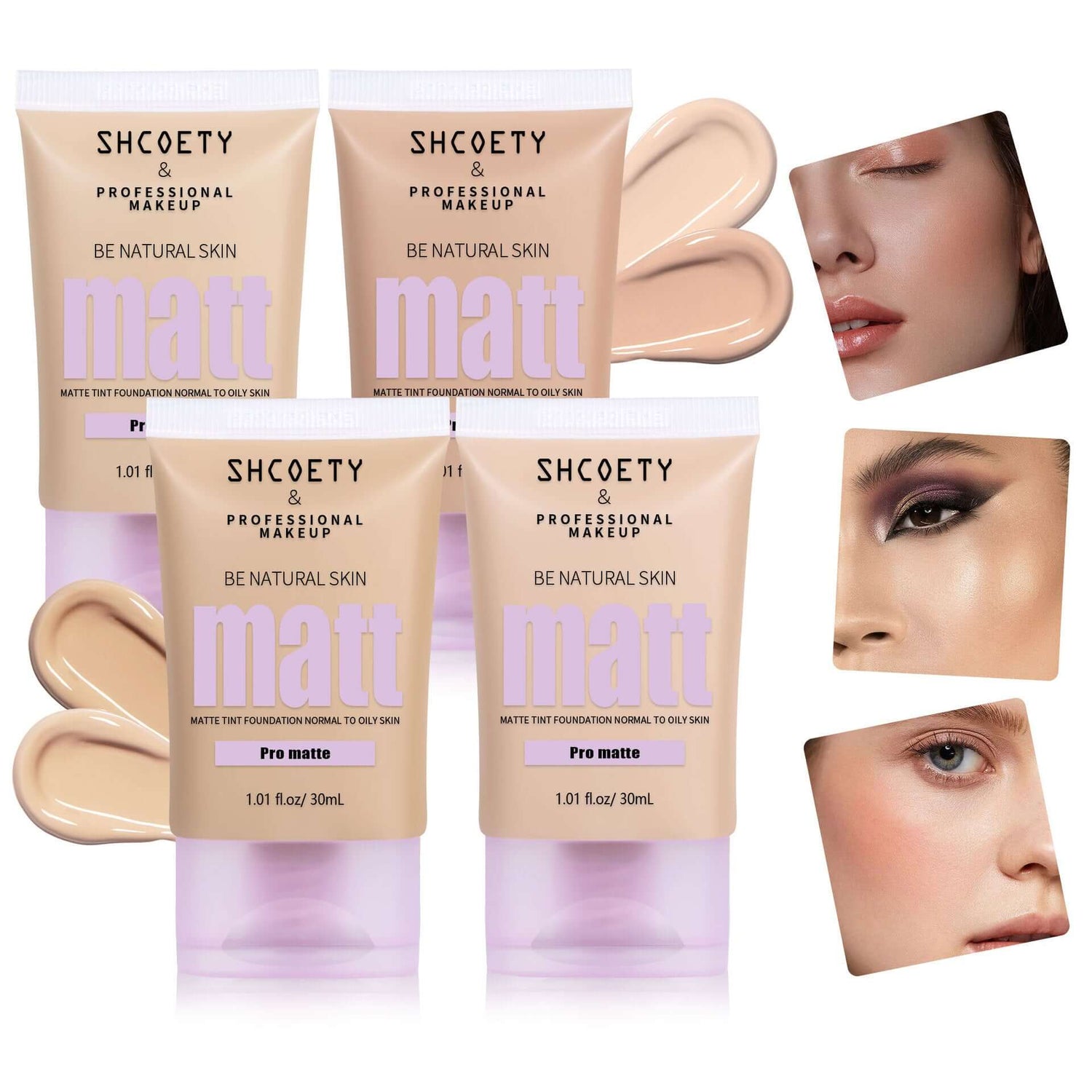 4 Colors Longwear Foundation Concealer Natural Brightening