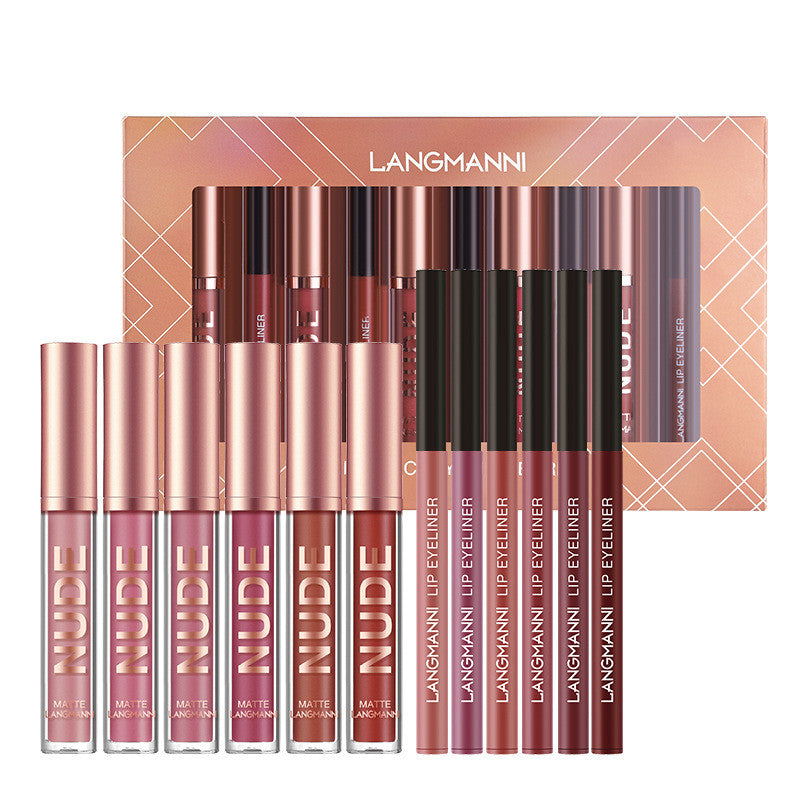 12-Piece Lip Liner &amp; Lipstick Set