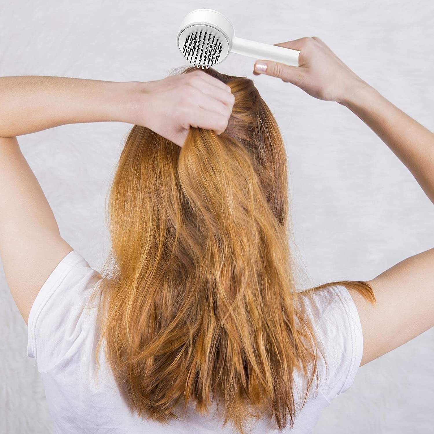 Self-Cleaning Airbag Hair Brush