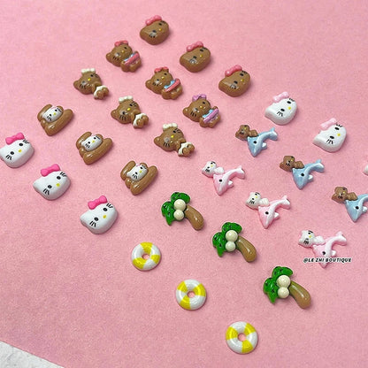 Kitty Nail Art Accessories