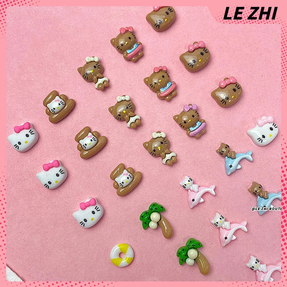 Kitty Nail Art Accessories