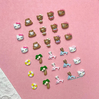 Kitty Nail Art Accessories