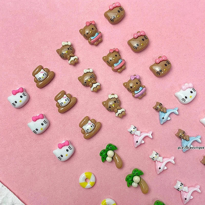 Kitty Nail Art Accessories