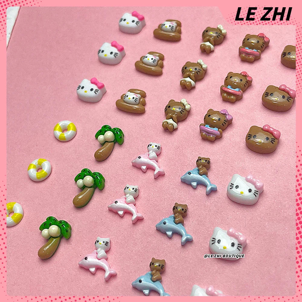 Kitty Nail Art Accessories