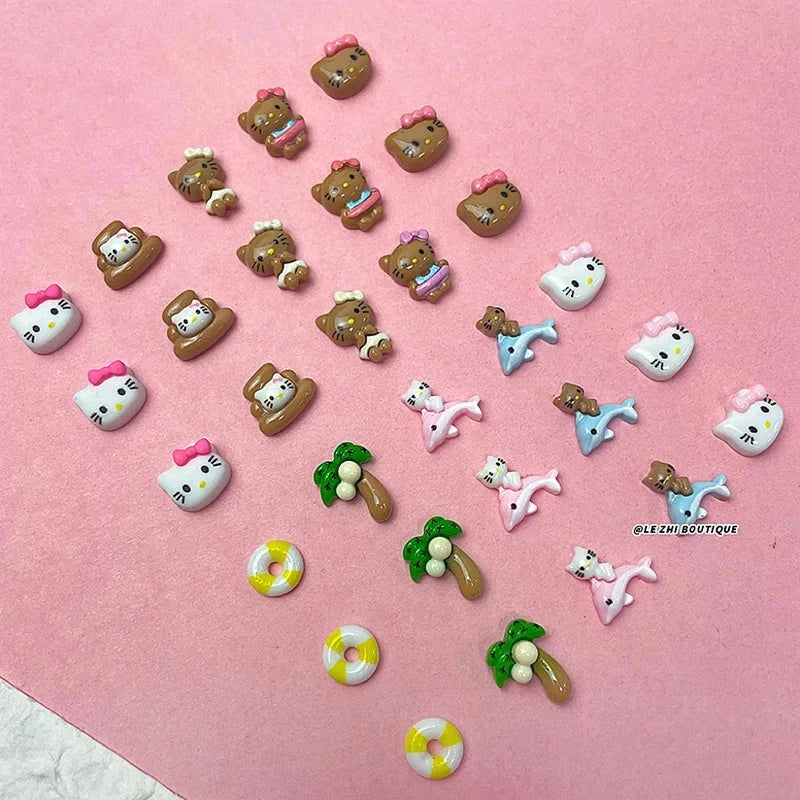 Kitty Nail Art Accessories