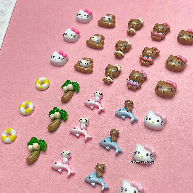 Kitty Nail Art Accessories